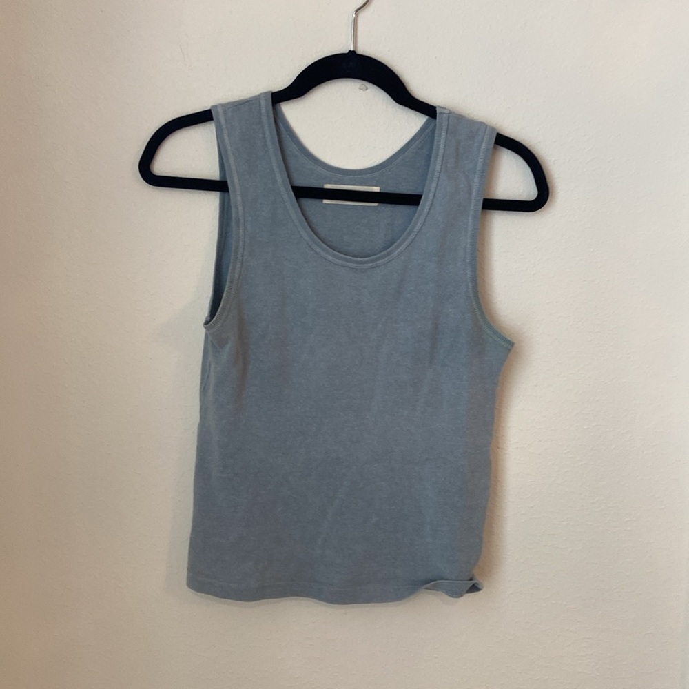 imogene + willie Dusty Blue Tank Top